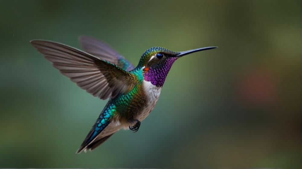 Hummingbirds, with 360 species, dazzle with iridescent colors and rapid wingbeats, hovering to sip nectar and pollinate plants, vital to ecosystems across the Americas.